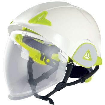 Construction Site Helmet | Double Shell | Arc Flash Protection | Onyx2 Blanc