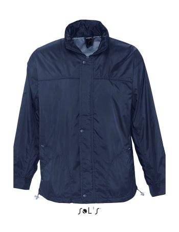 Sol's Mistral Jersey-lined Windbreaker, Navy