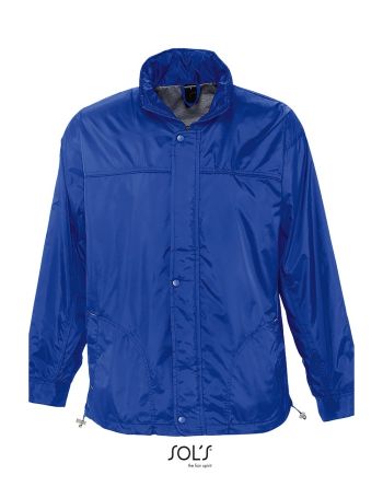 Sol's Mistral Jersey-lined Windbreaker, Royal Blue