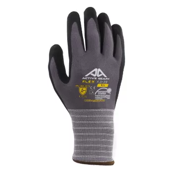 Active Gear FLEX F3141-F3140-F3139-F3138 Work Gloves - Breathable Microfoam Nitrile with Dots