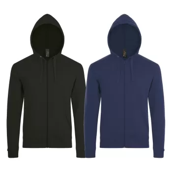Πακέτο SOL'S Stone - Unisex Ζακέτα Φούτερ με Κουκούλα & Φερμουάρ