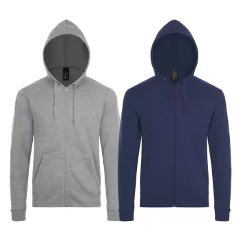 Πακέτο SOL'S Stone - Unisex Ζακέτα Φούτερ με Κουκούλα & Φερμουάρ