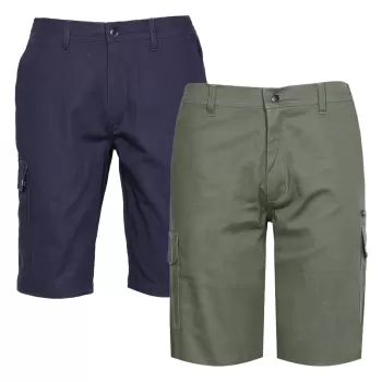 Fageo 00511 Stretch Work Shorts 2-Pack | Khaki - Navy