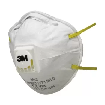 3M™ 8812 FFP1 Particulate Respirator with Cool Flow™ Valve – Comfortable Respiratory Protection