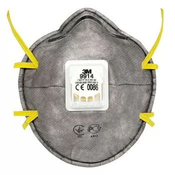 3M™ 9914 Μάσκα Σωματιδίων Μίας Χρήσης FFP1 με Ενεργό Άνθρακα & Βαλβίδα Cool Flow™