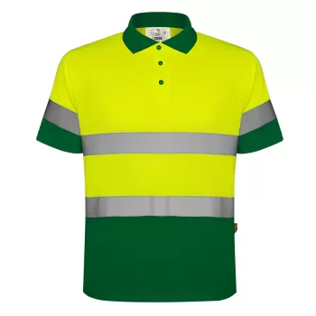 Roly POLARIS 9302 High-Visibility Polo Shirt - Reflective Technical Fabric