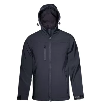 Fageo 00523 Softshell Jacket with Integrated Hood - Windproof & Microfleece 300gsm