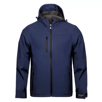 Fageo 00523 Softshell Jacket with Integrated Hood - Windproof & Microfleece 300gsm