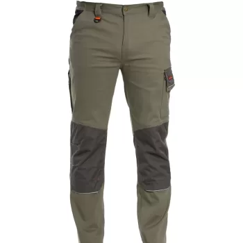 Ergoline Python Stretch Work Trousers - Flexible Cargo Pants with Kneepad Pockets