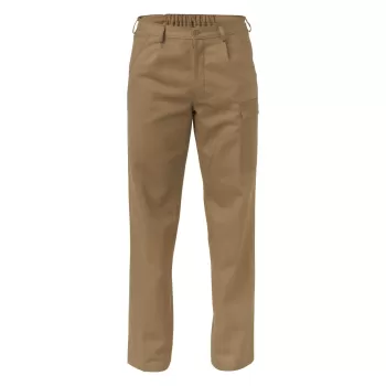 Siggi New Extra Solid-Color Work Pants, Beige