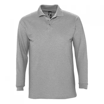 Sol's Winter II Long Sleeve Pique Polo Shirt 210gr
