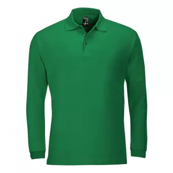 Sol's Winter II Long Sleeve Pique Polo Shirt 210gr