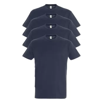 Πακέτο 4 T-Shirt Sol's Imperial - Navy