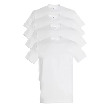 Πακέτο 4 T-Shirt Sol's Imperial - Λευκό