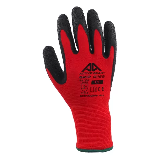 Active Gear Grip G1170 Work Gloves - Crinkle Latex Coated