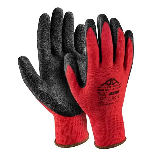 Active Gear Grip G1170 Work Gloves - Crinkle Latex Coated