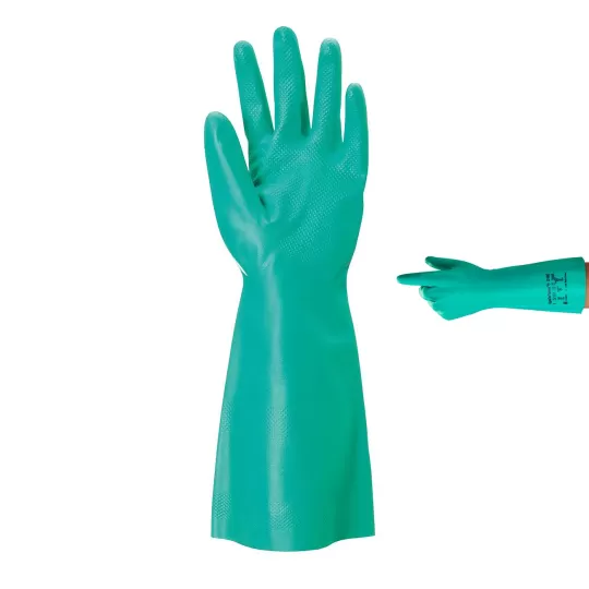 Ansell AlphaTec® Solvex® 37-695 | 38cm Chemical Resistant Gloves - Category III Nitrile