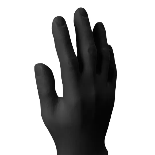 Aurelia® Bold – Premium Black Disposable Nitrile Gloves