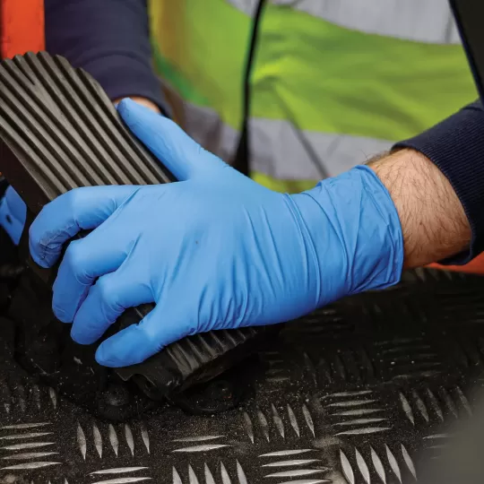 Aurelia® Robust Disposable Nitrile Gloves, Blue