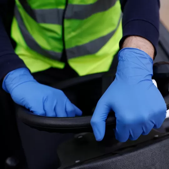 Aurelia® Robust Disposable Nitrile Gloves, Blue