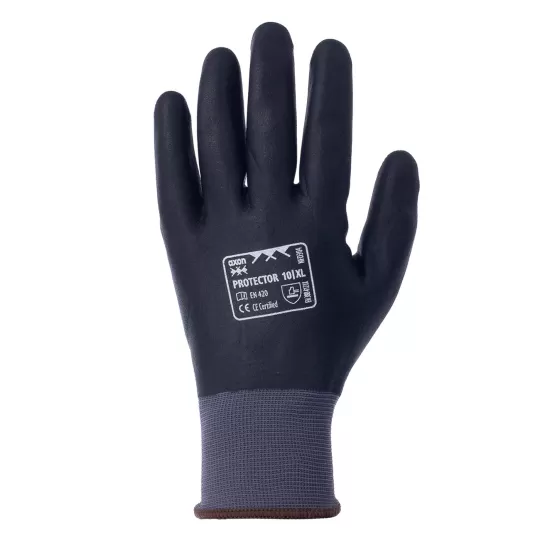 Axon PROTECTOR – Foam Nitrile Coated Work Gloves | EN 388 | PPE Hand Protection