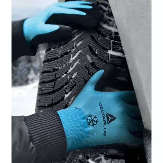 Delta Plus Thrym VV736 Double-Coated Latex Cold-Weather Waterproof Gloves