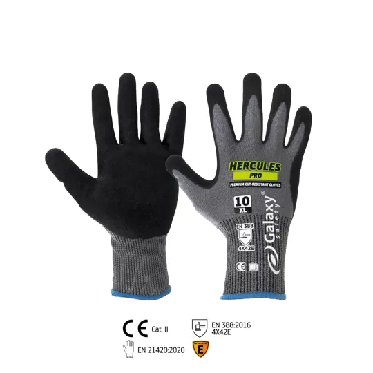Galaxy Ανθεκτικά Γάντια Κοπής Νιτριλίου Hercules Pro 20-269