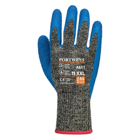 Portwest A611 Aramid Cut Resistant Gloves Level D | Heat Protection 250°C