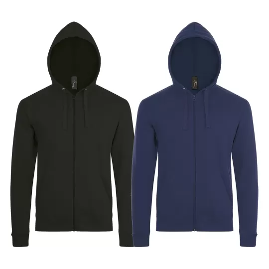 Πακέτο SOL'S Stone - Unisex Ζακέτα Φούτερ με Κουκούλα & Φερμουάρ