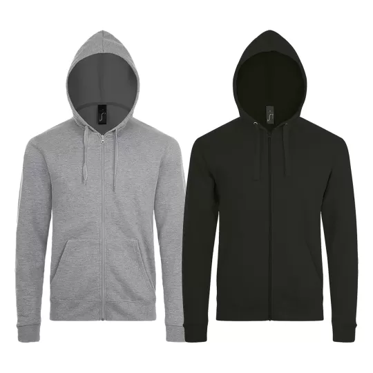 Πακέτο SOL'S Stone - Unisex Ζακέτα Φούτερ με Κουκούλα & Φερμουάρ