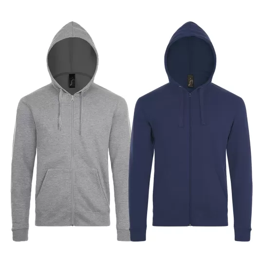 Πακέτο SOL'S Stone - Unisex Ζακέτα Φούτερ με Κουκούλα & Φερμουάρ