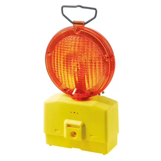 LED Warning Beacon with Photocell - Roadwork Safety Light EN 12352 L3
