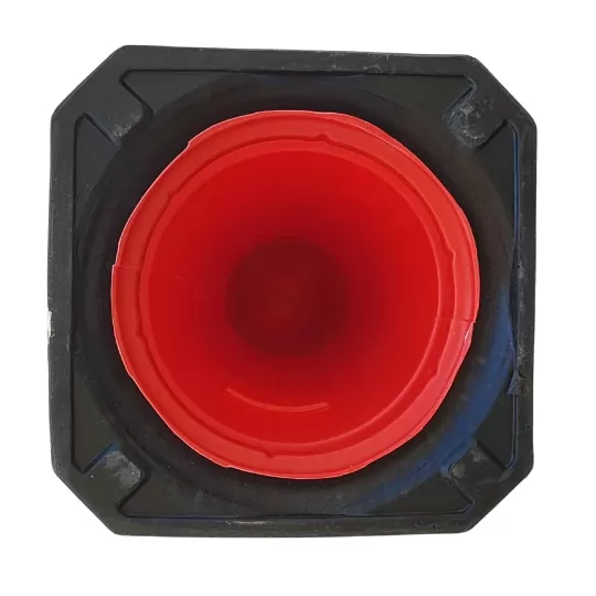 Plastic Traffic Cone 50cm with Heavy Rubber Base PARK-DH-PE-1