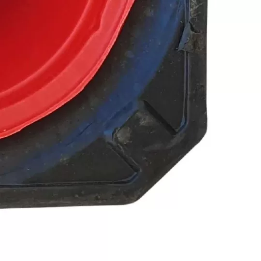 Plastic Traffic Cone 50cm with Heavy Rubber Base PARK-DH-PE-1