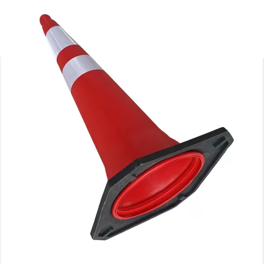 PARK-DH-PE-3 Traffic Cone 100cm - Heavy Duty Rubber Base (4kg)