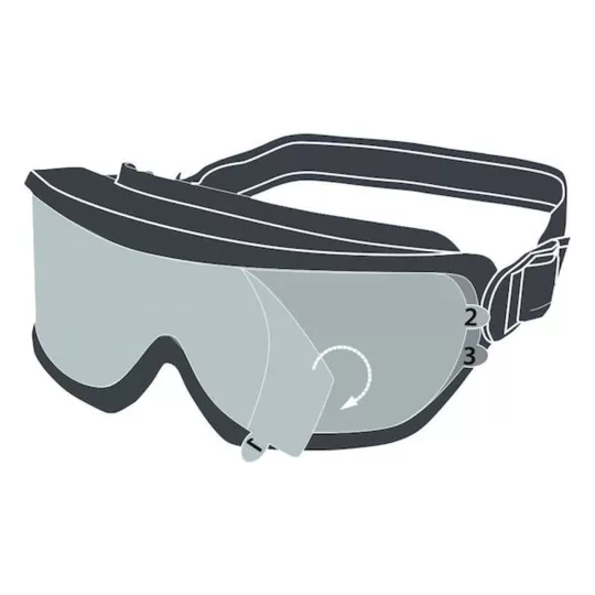 Delta Plus GALERAS CLEAR – Clear Safety Goggles with Anti-Fog Lens (EN166)