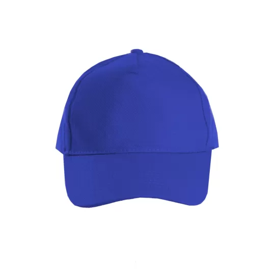 About Basics 5-Panel Brushed Cotton Baseball Cap - Heavyweight 250g/m² with Metal Buckle
