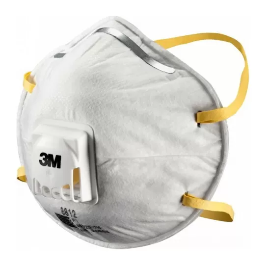 3M™ 8812 FFP1 Particulate Respirator with Cool Flow™ Valve – Comfortable Respiratory Protection