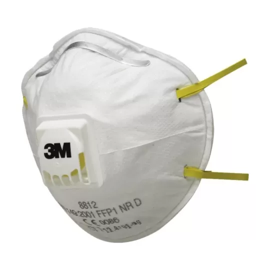 3M™ 8812 FFP1 Particulate Respirator with Cool Flow™ Valve – Comfortable Respiratory Protection
