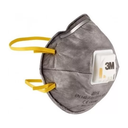 3M™ 9914 Μάσκα Σωματιδίων Μίας Χρήσης FFP1 με Ενεργό Άνθρακα & Βαλβίδα Cool Flow™