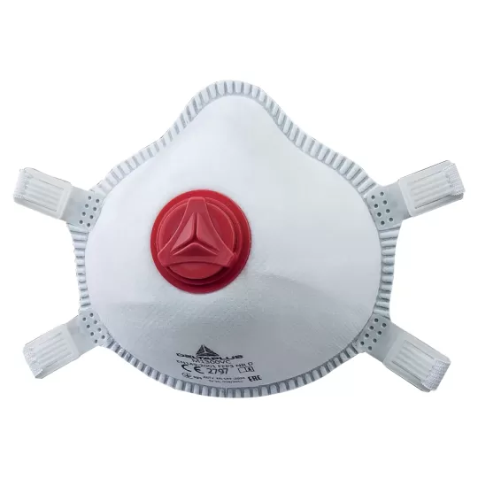 Delta Plus M1300V Μάσκα Σωματιδίων P3 με Βαλβίδα – Υψηλής Προστασίας με Ρυθμιζόμενα Λουράκια