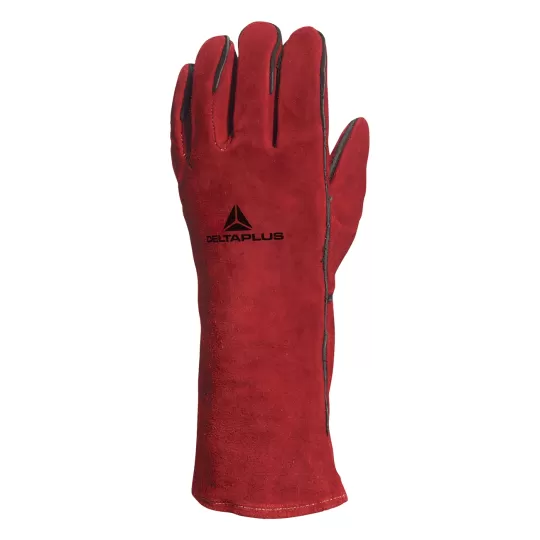 Delta Plus CA615K Welding Gloves - Heavy-Duty Leather & Kevlar Seams