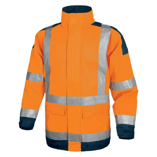 Delta Plus EASYVIEW High-Visibility Rain Parka