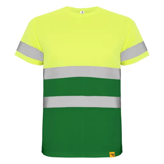 Roly Delta 9310 High-Visibility T-Shirt - Breathable Technical Fabric