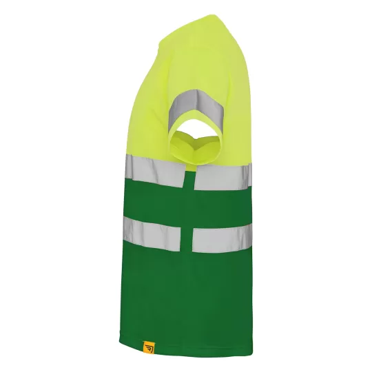 Roly Delta 9310 High-Visibility T-Shirt - Breathable Technical Fabric