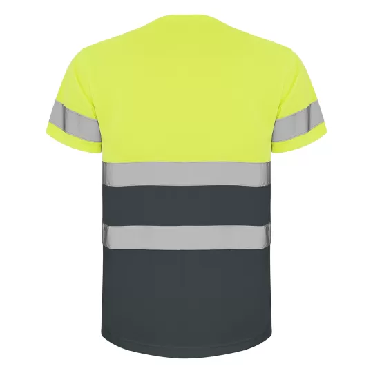 Roly Delta 9310 High-Visibility T-Shirt - Breathable Technical Fabric