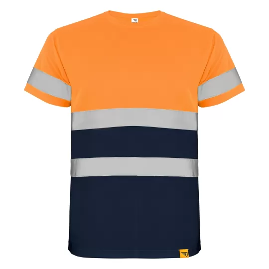 Roly Delta 9310 High-Visibility T-Shirt - Breathable Technical Fabric