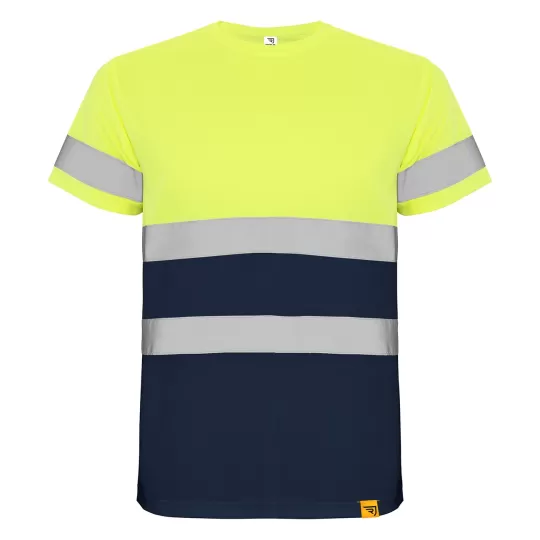 Roly Delta 9310 High-Visibility T-Shirt - Breathable Technical Fabric