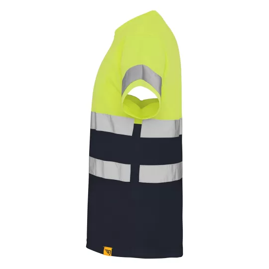 Roly Delta 9310 High-Visibility T-Shirt - Breathable Technical Fabric