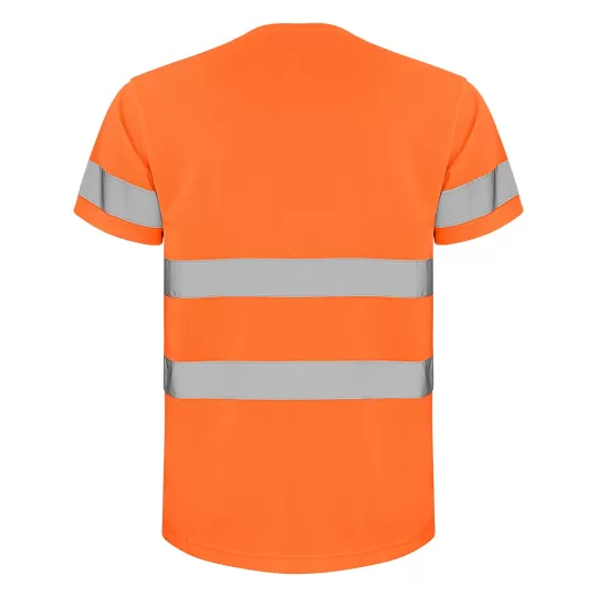 Roly Delta 9310 High-Visibility T-Shirt - Breathable Technical Fabric
